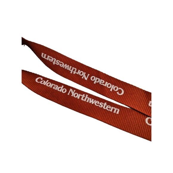 Colorado Northwestern College Lanyard ID Badge Neck Strap Holder Red Detachable - Picture 5 of 6